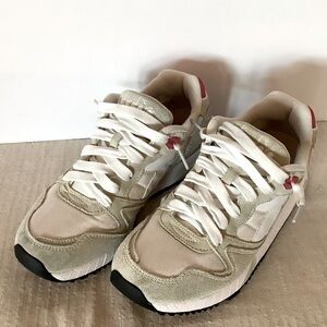 Diadora V7000 Unisex Running Shoes Sneakers, White, Eur 37, Women's 6.5, Men's 5